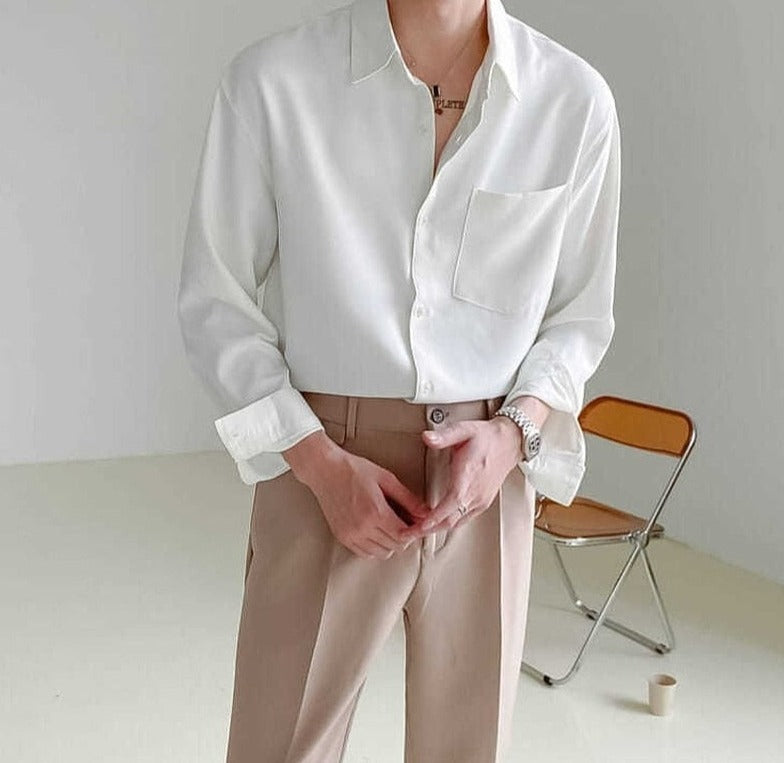 SEOUL Old Money Casual Shirt