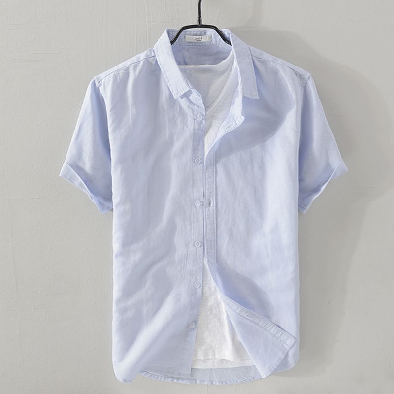 RHODES Short Sleeve Linen Shirt