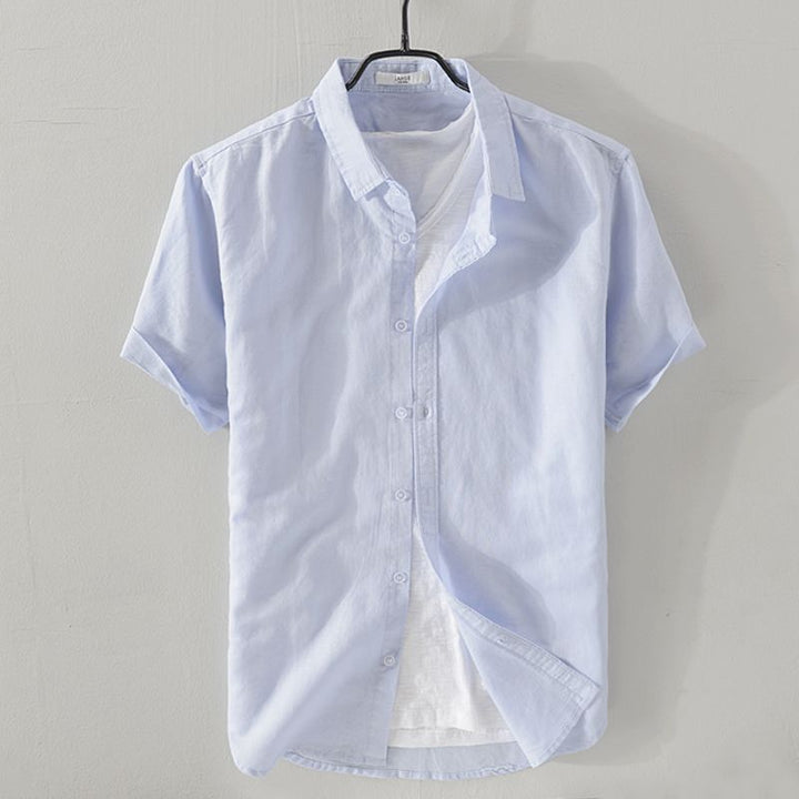 RHODES Short Sleeve Linen Shirt