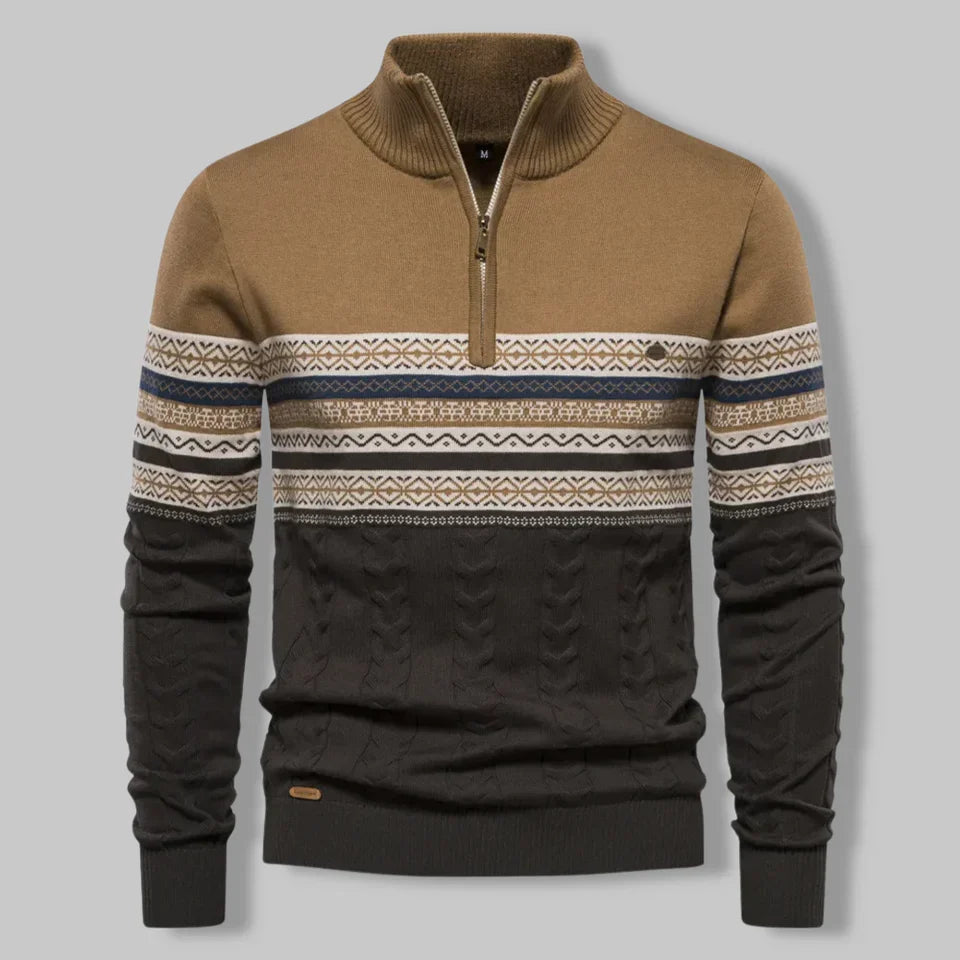 OSLO Quarter Zip Sweater