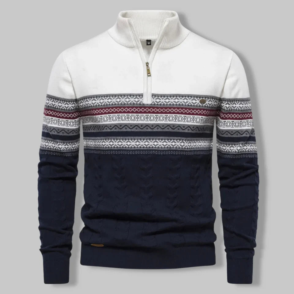 OSLO Quarter Zip Sweater