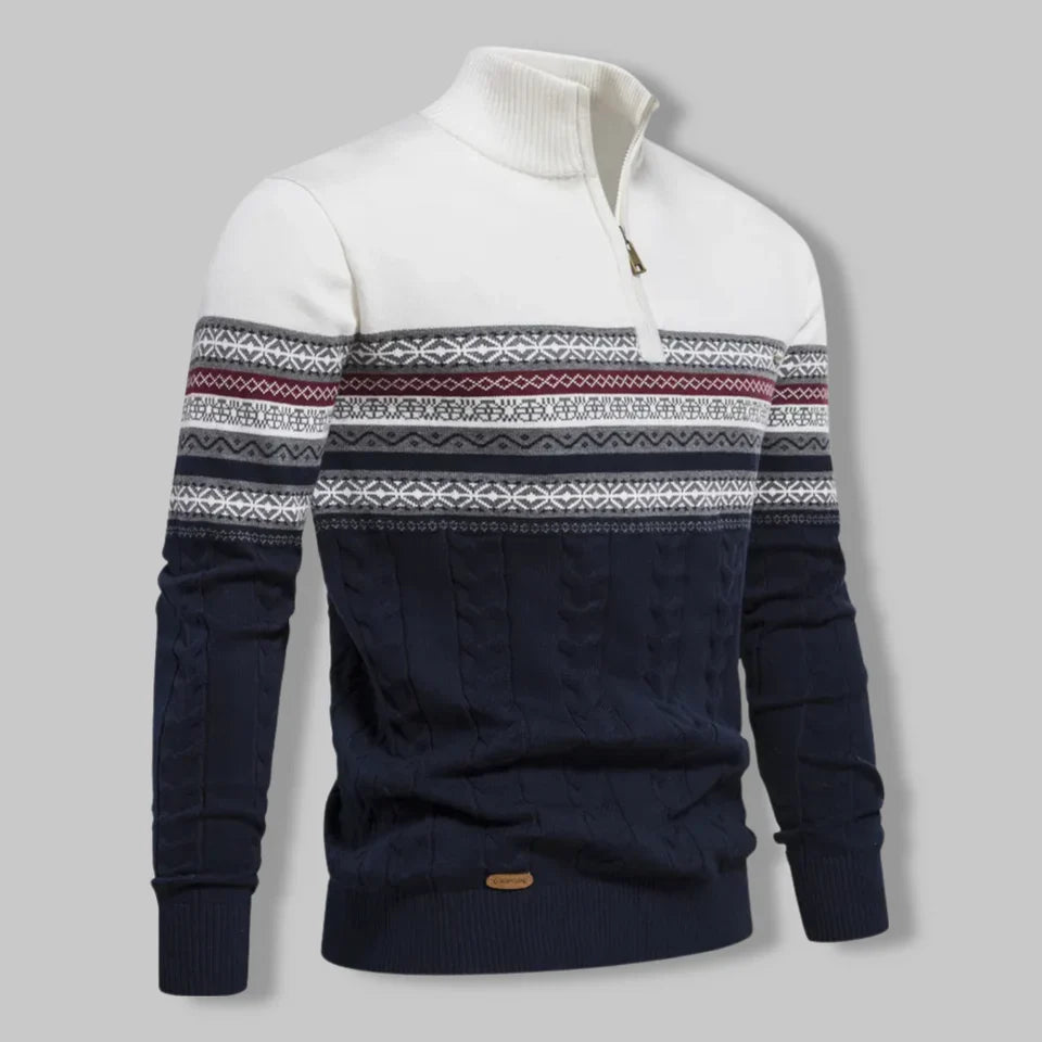 OSLO Quarter Zip Sweater