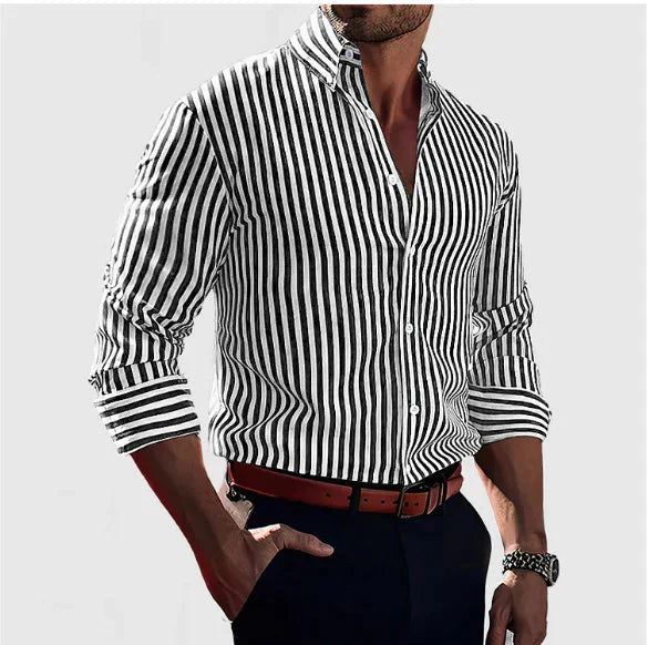 BIARRITZ Overshirt Vertical Stripes