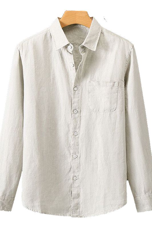 GEOJE Old Money Linen Shirt – PARIJAN