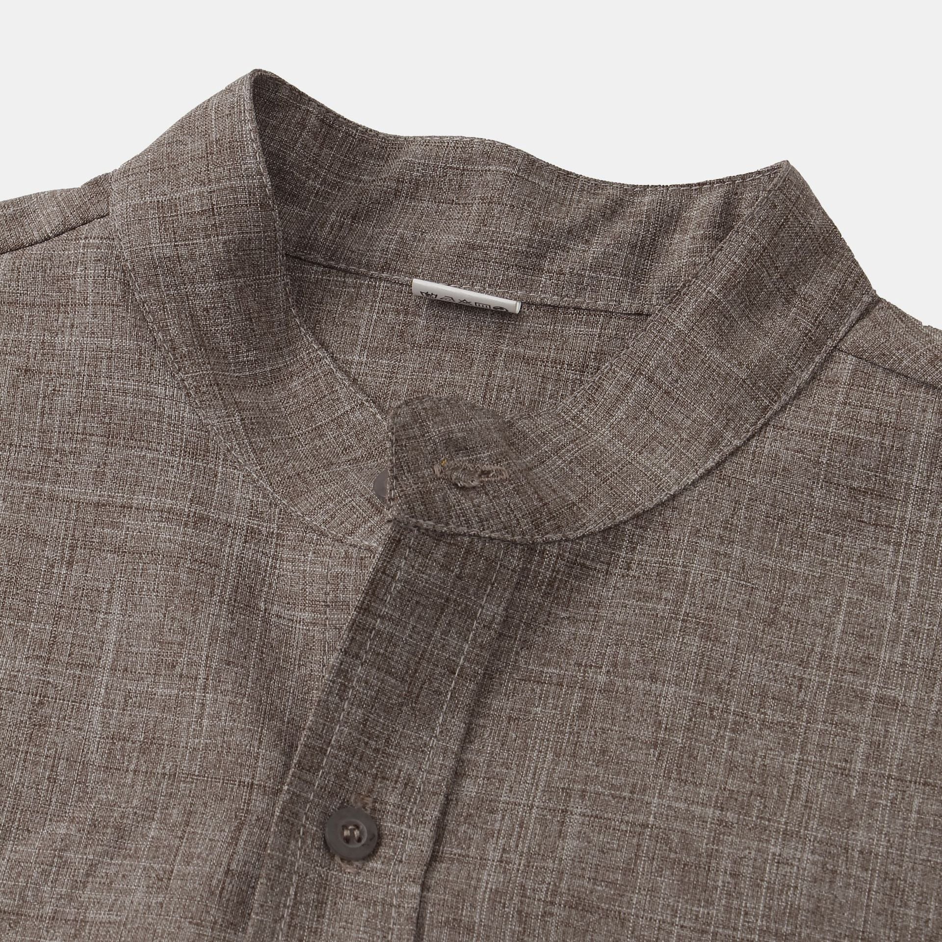 ÈZE Mandarin Linen Shirt