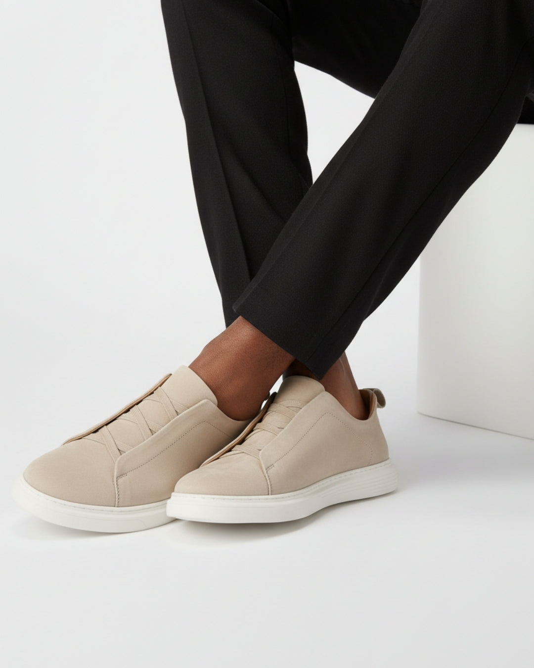 Suede Slip-On Sneaker